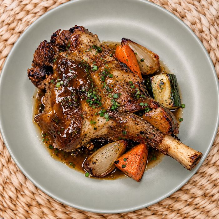 Braó de xai al romaní amb patates al forn €/u