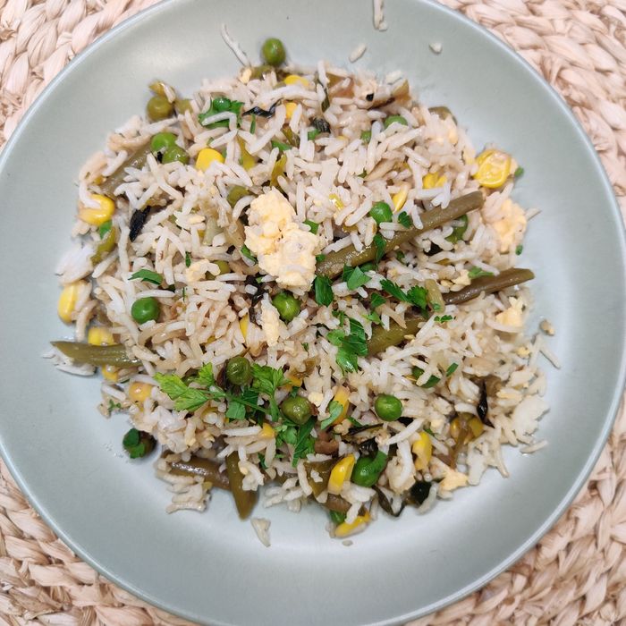 Cantonese-style rice salad