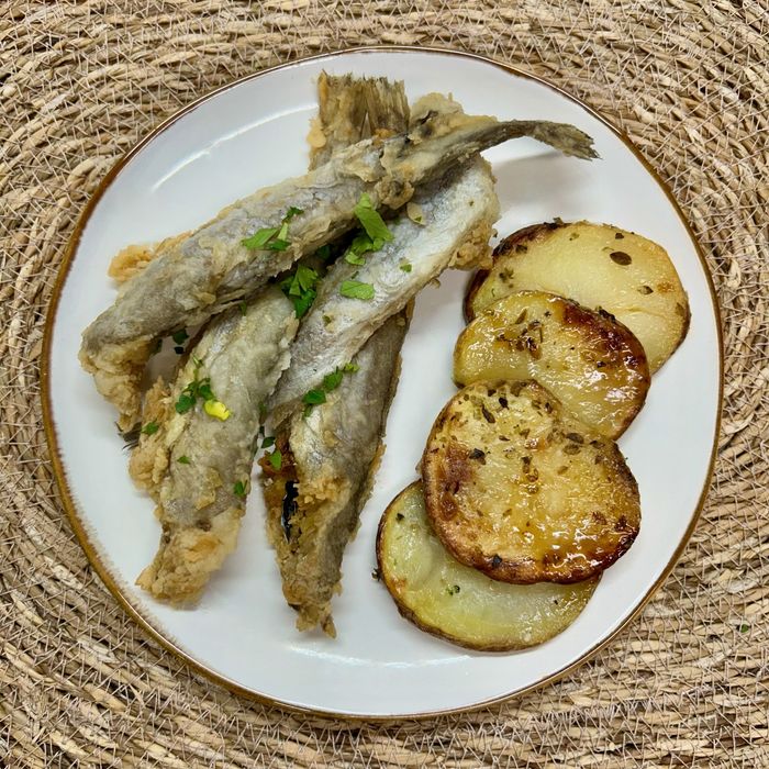 Fresh fried yam