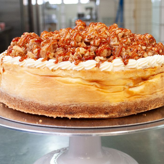 Caramel Apple Walnut Cheesecake