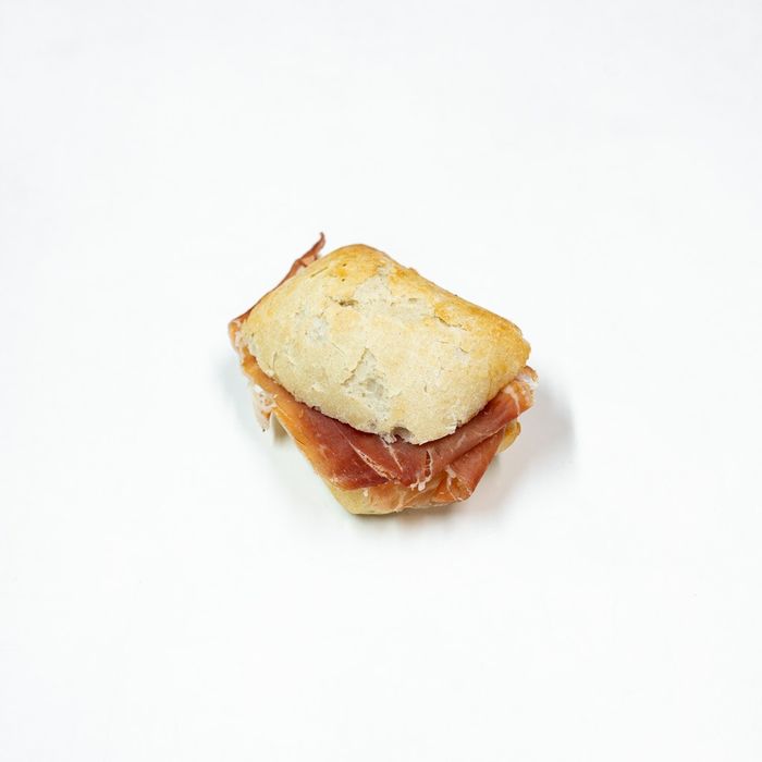 Mini xapates amb pernil serrà