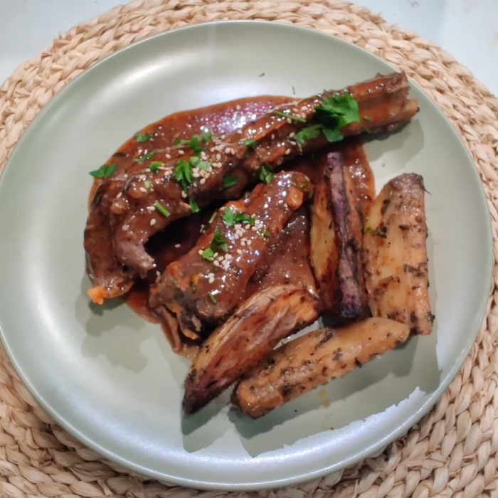 Costelles amb salsa barbacoa (Còpia)