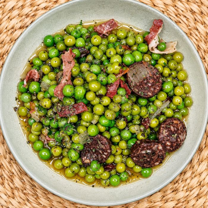 Pèsols amb pernil