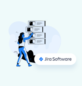 ilustração de gestão de projetos no jira