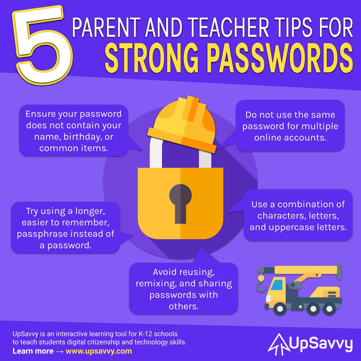 5 Parent Tips for Strong Passwords