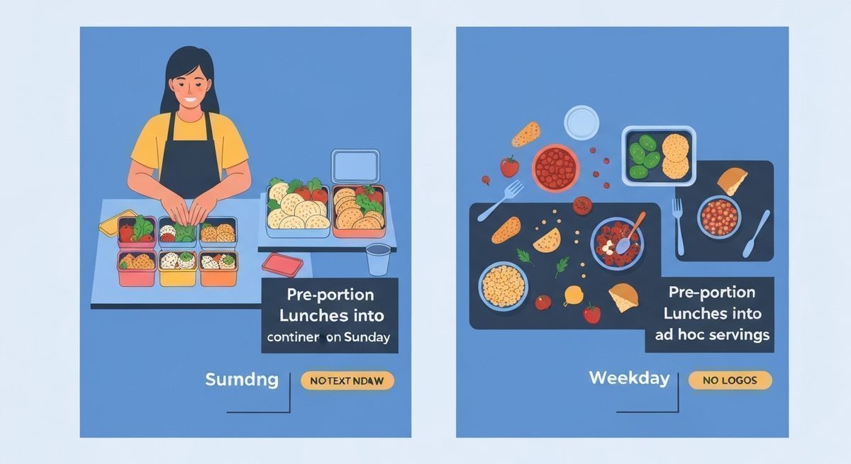 Does pre-portioning meals reduce daily calorie intake?