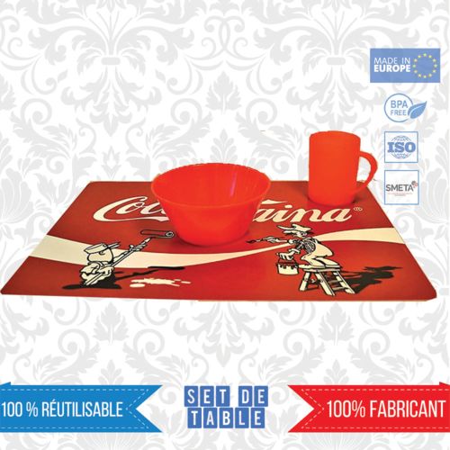 SET DE TABLE-Quadrichromie