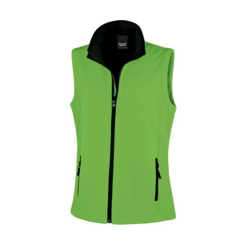 WOMENS PRINTABLE SOFTSHELL BODYWARMER