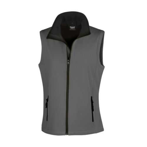 WOMENS PRINTABLE SOFTSHELL BODYWARMER