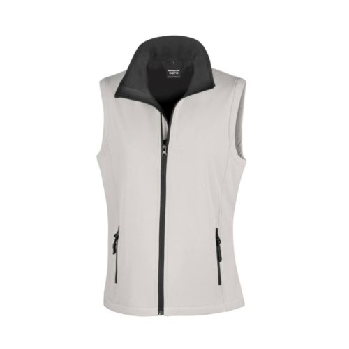 WOMENS PRINTABLE SOFTSHELL BODYWARMER
