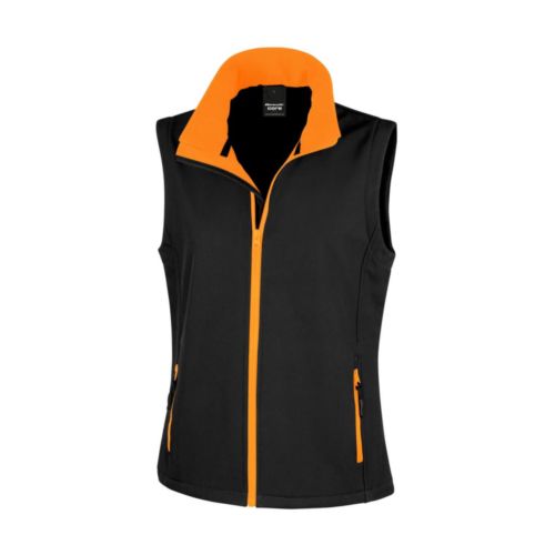 WOMENS PRINTABLE SOFTSHELL BODYWARMER