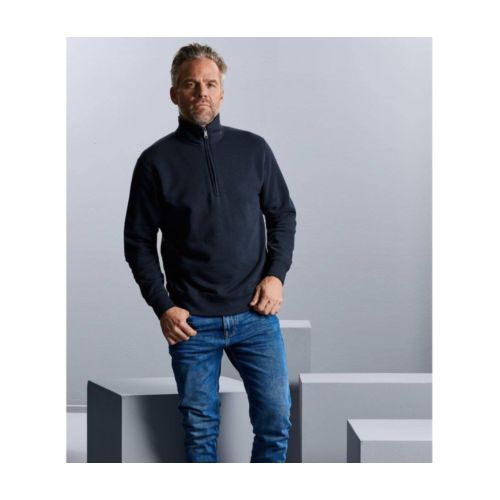AUTHENTIC QUARTER ZIP SWEAT