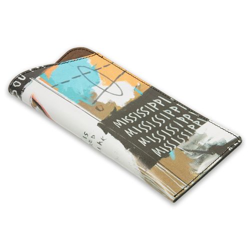 Etui à lunettes en peau
