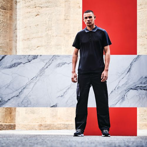 CONTRAST COOLWEAVE POLO
