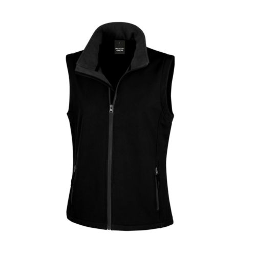 WOMENS PRINTABLE SOFTSHELL BODYWARMER