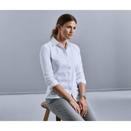 LADIES' LONG SLEEVE TAILORED COOLMAX® SHIRT