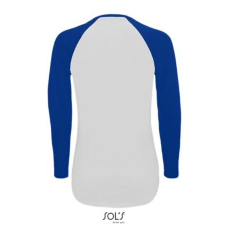 MILKY LSL TEE-SHIRT FEMME BICOLORE MANCHES LONGUES RAGLAN