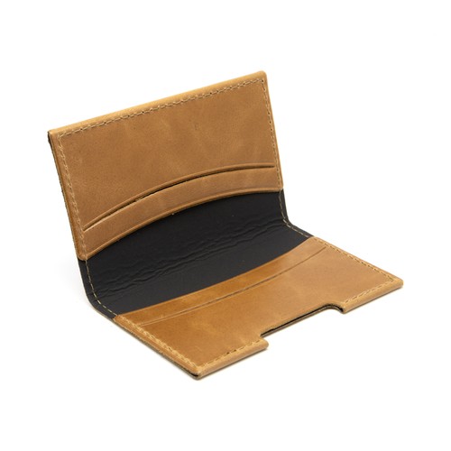 PORTE-CARTES FOLIO AVEC OU SANS ANTI-RFID EN CUIR VERITABLE NOIR - MADE IN EUROPE