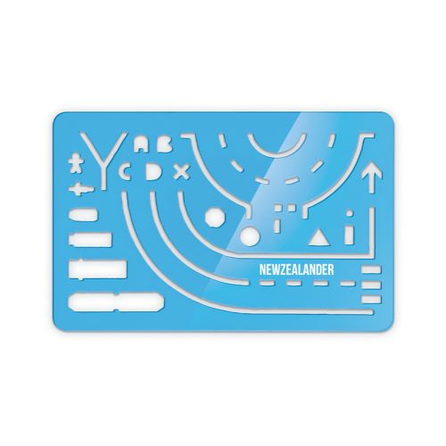SET REGLE NORMOGRAPHE 125x80x1,5 mm - ASSISTANT DU CONSTAT AMIABLE