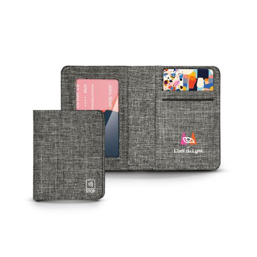 PORTE CARTE DE CREDIT AVEC STOP RFID
