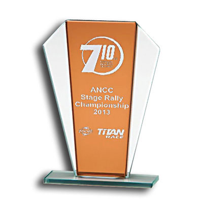 Trophée en verre Mormal