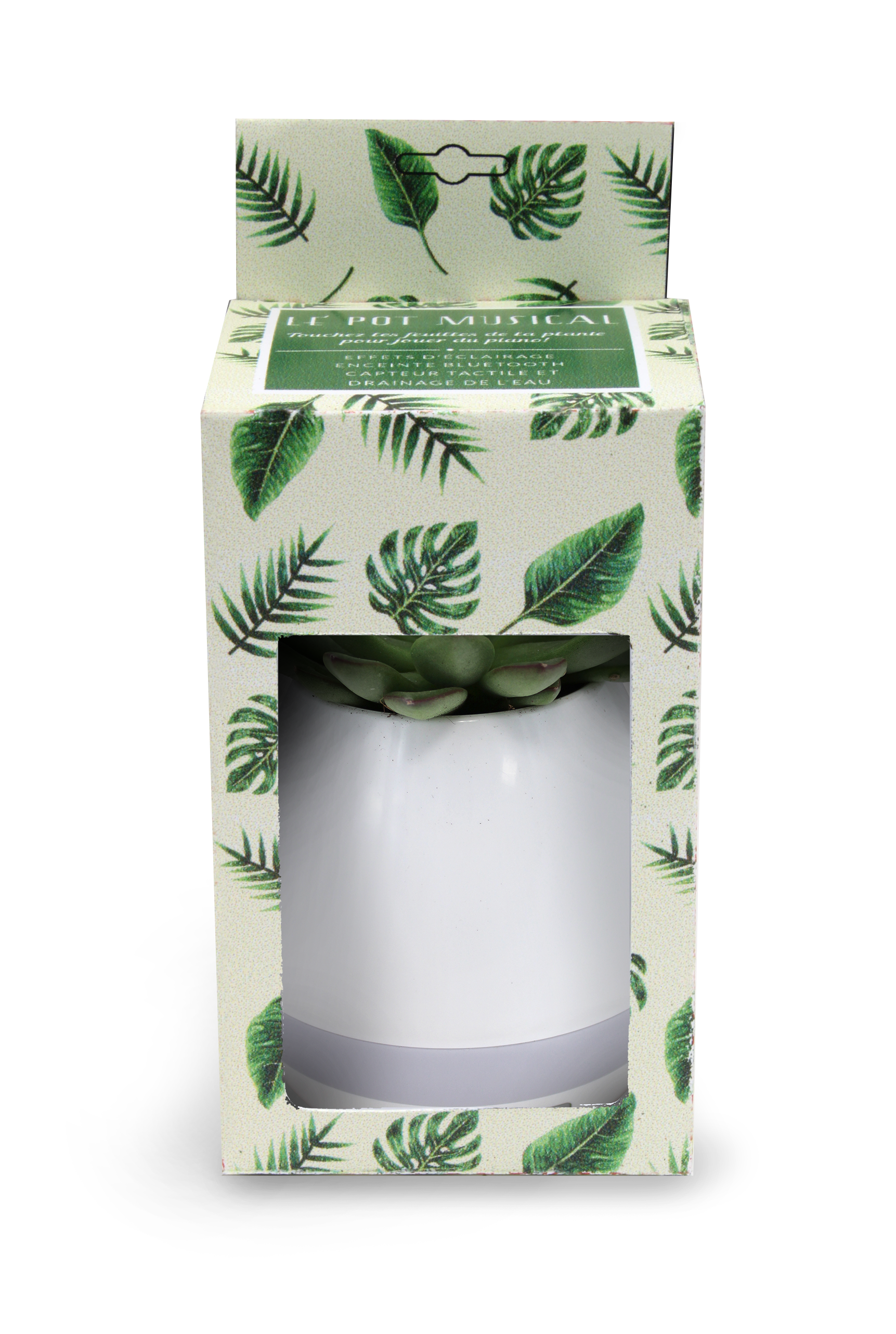 Pot musical Plantes - Pot de fleur haut-parleur