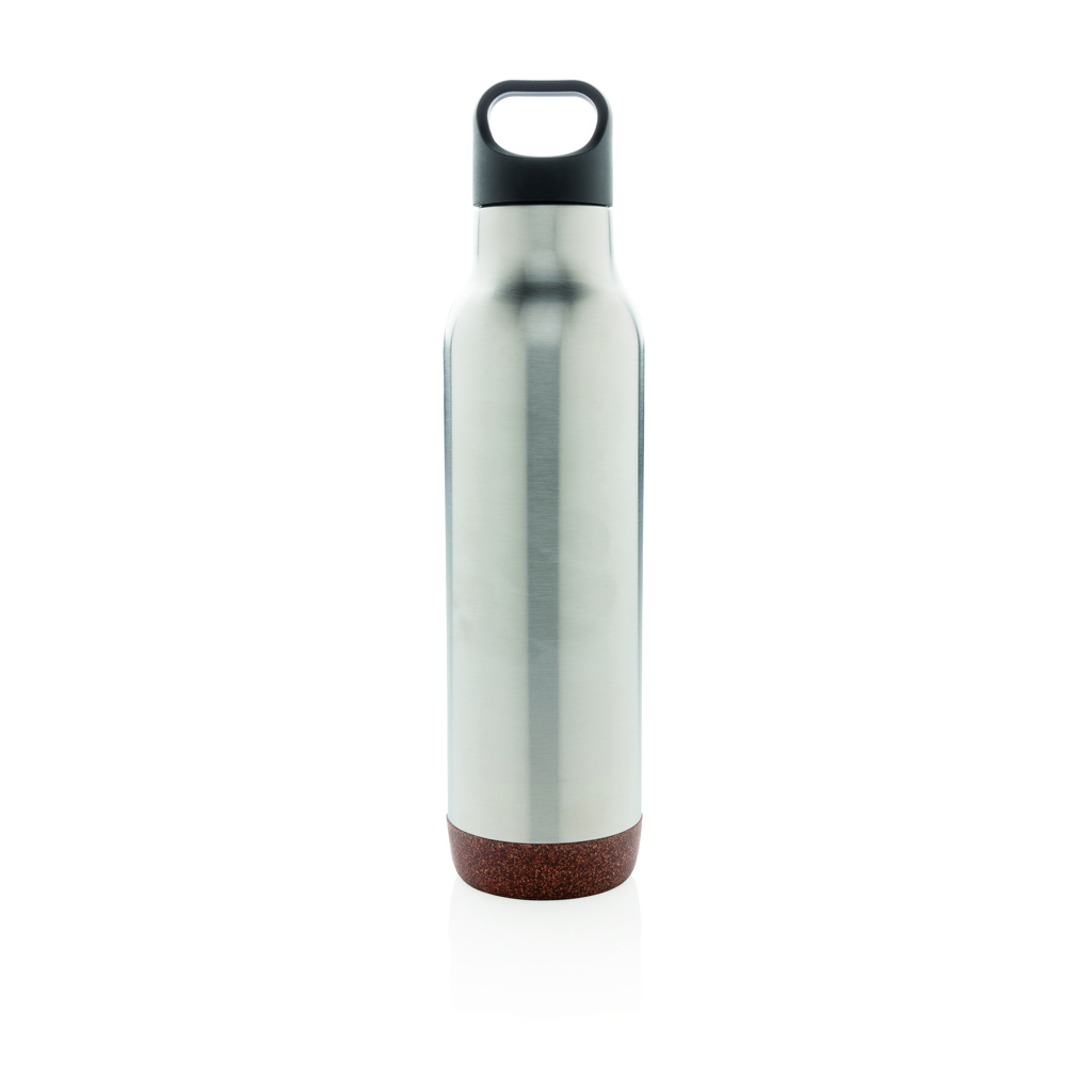 Bouteille isotherme étanche avec finition liège