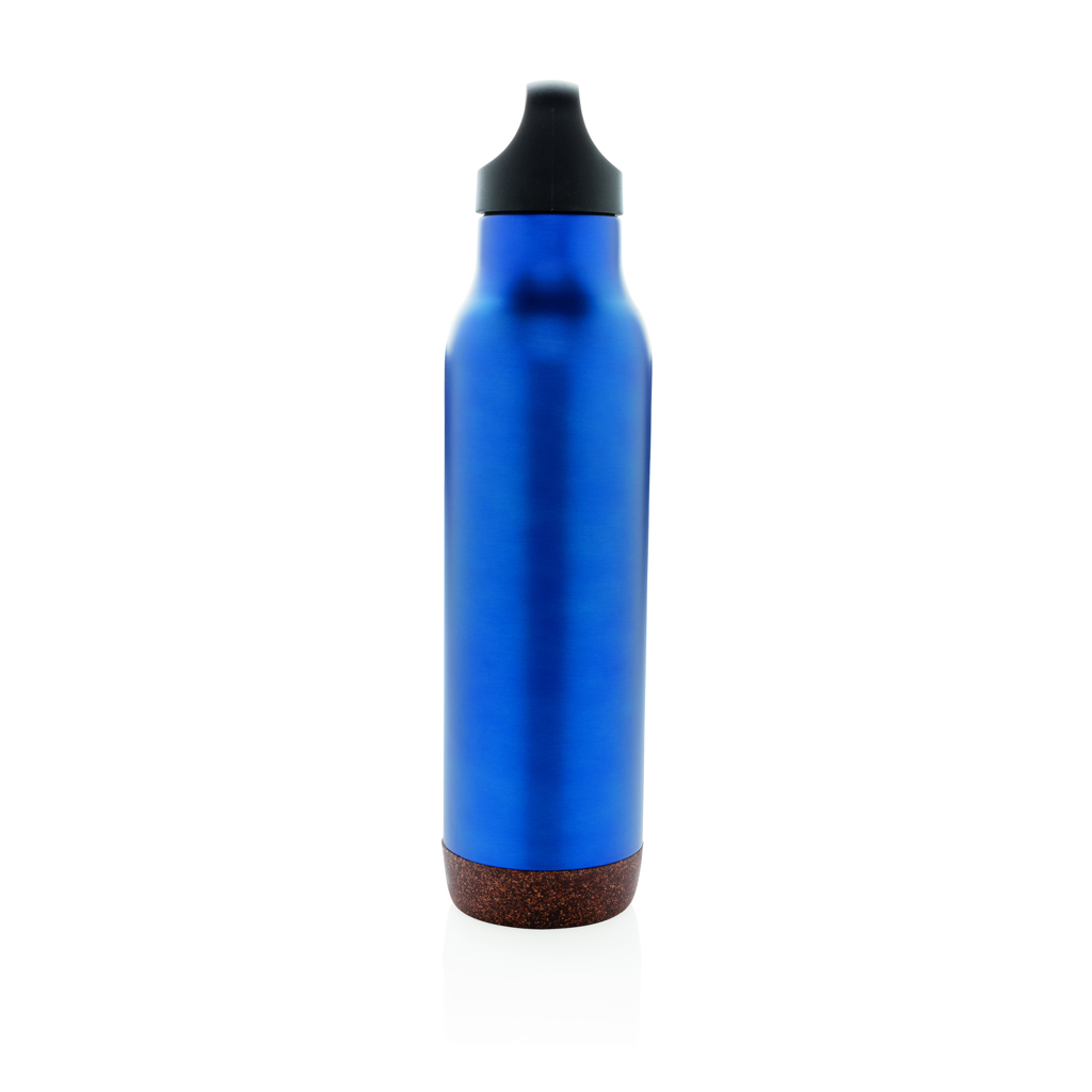 Bouteille isotherme étanche avec finition liège