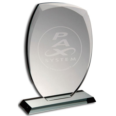 Trophée en verre Sail