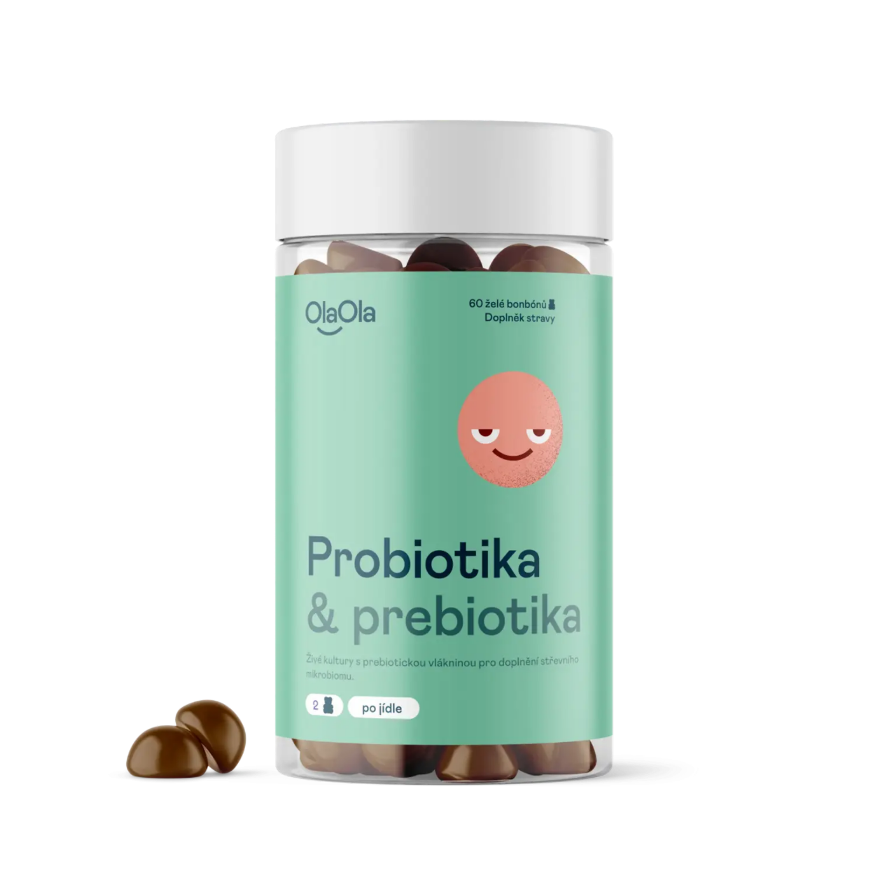 OlaOla Probiotika s prebiotiky - 60 želé bonbónů
