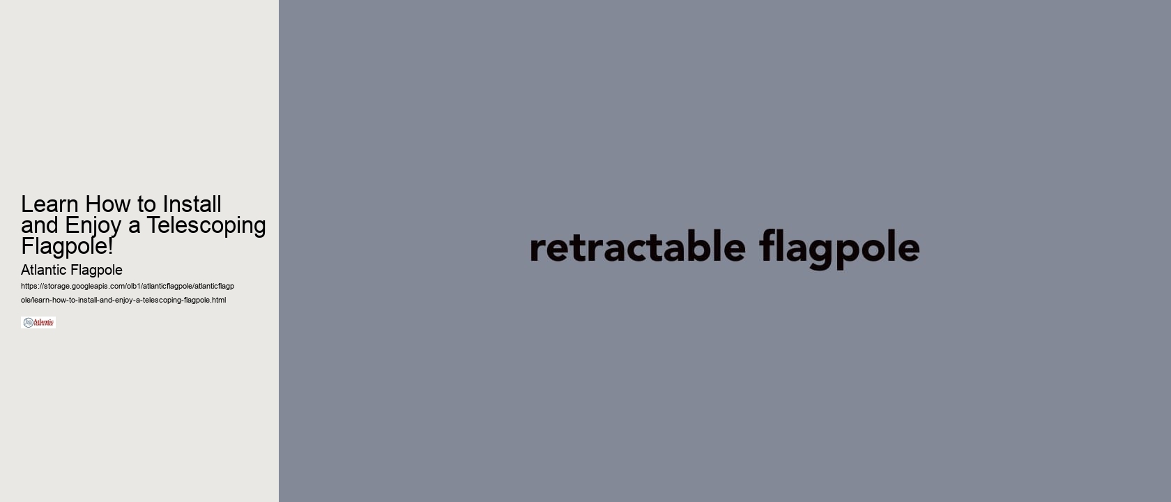 Learn How to Install and Enjoy a Telescoping Flagpole!