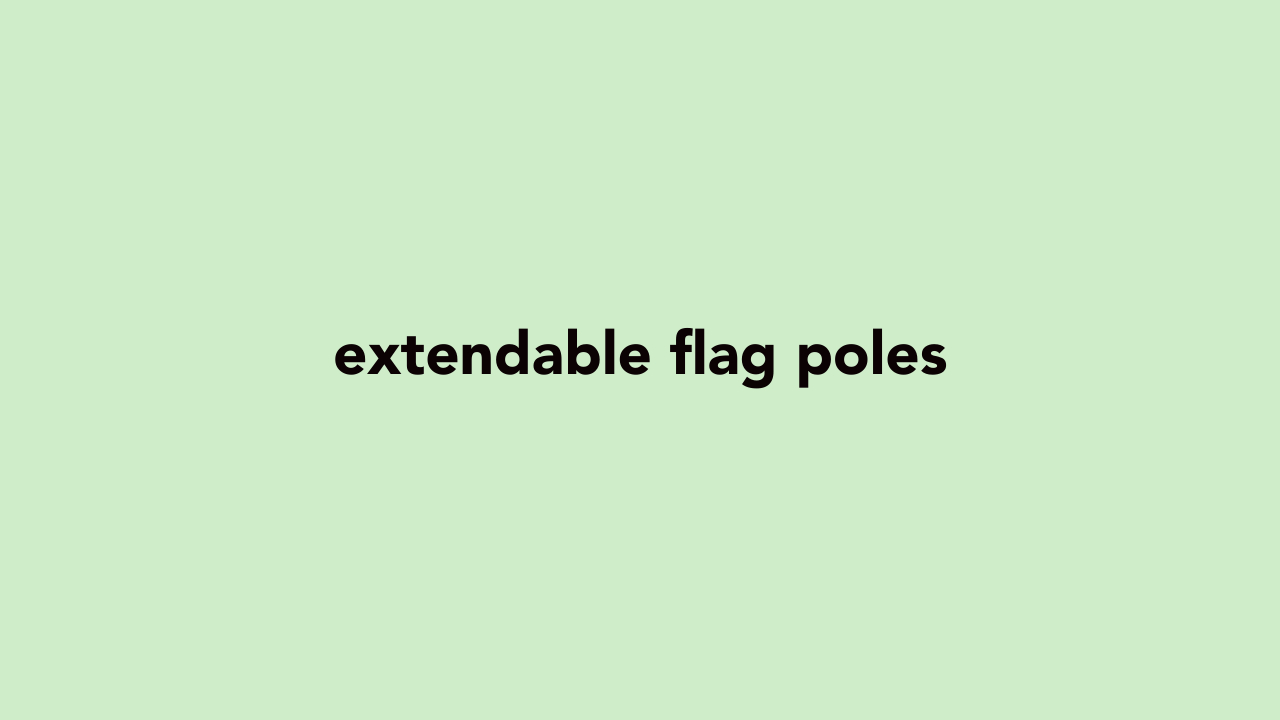 Heavy Duty Telescoping flagpole