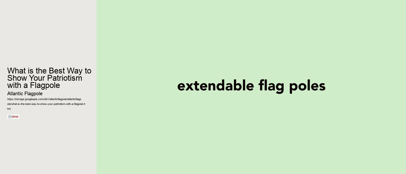 What is the Best Way to Show Your Patriotism with a Flagpole