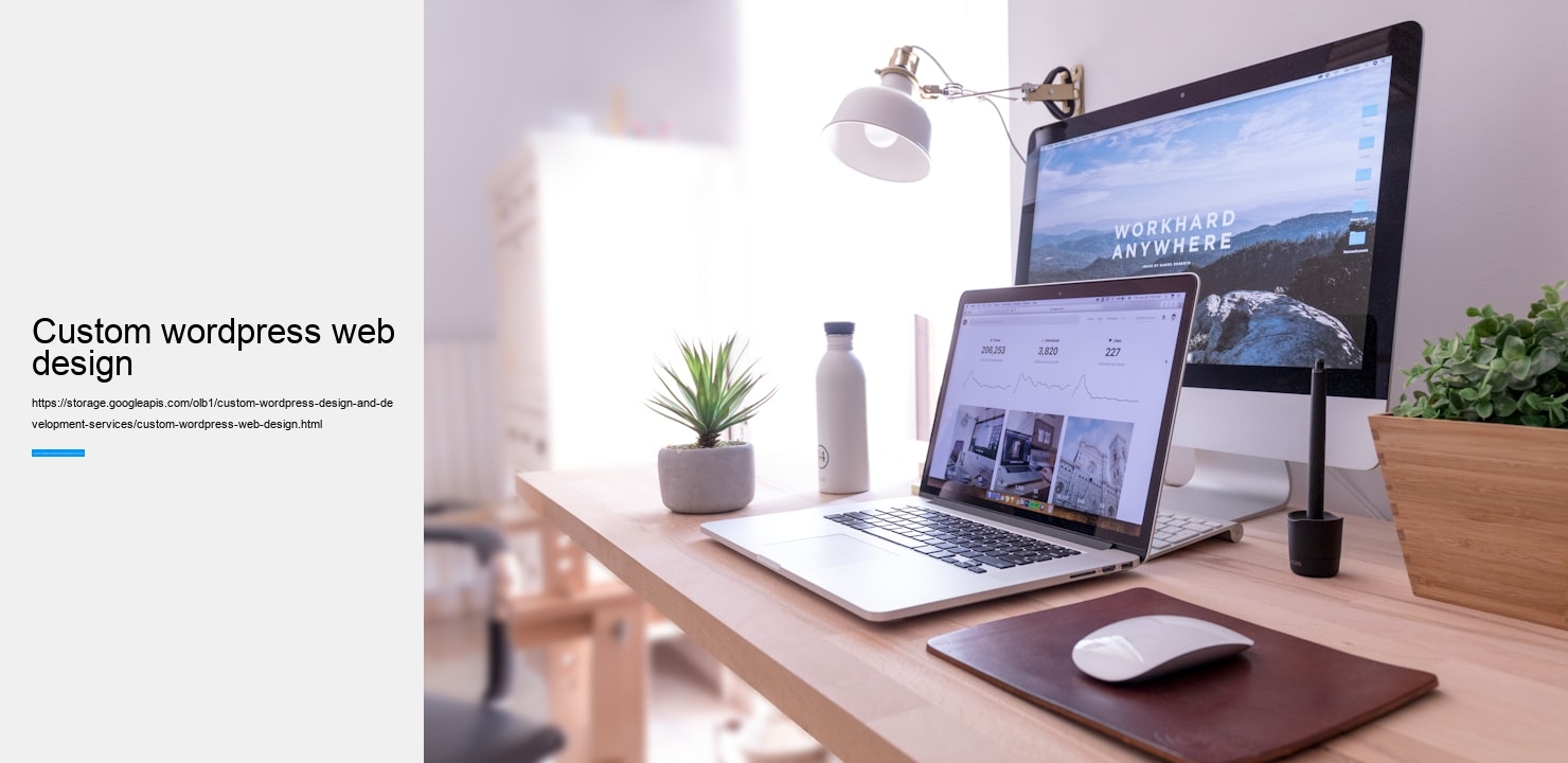 custom wordpress web design