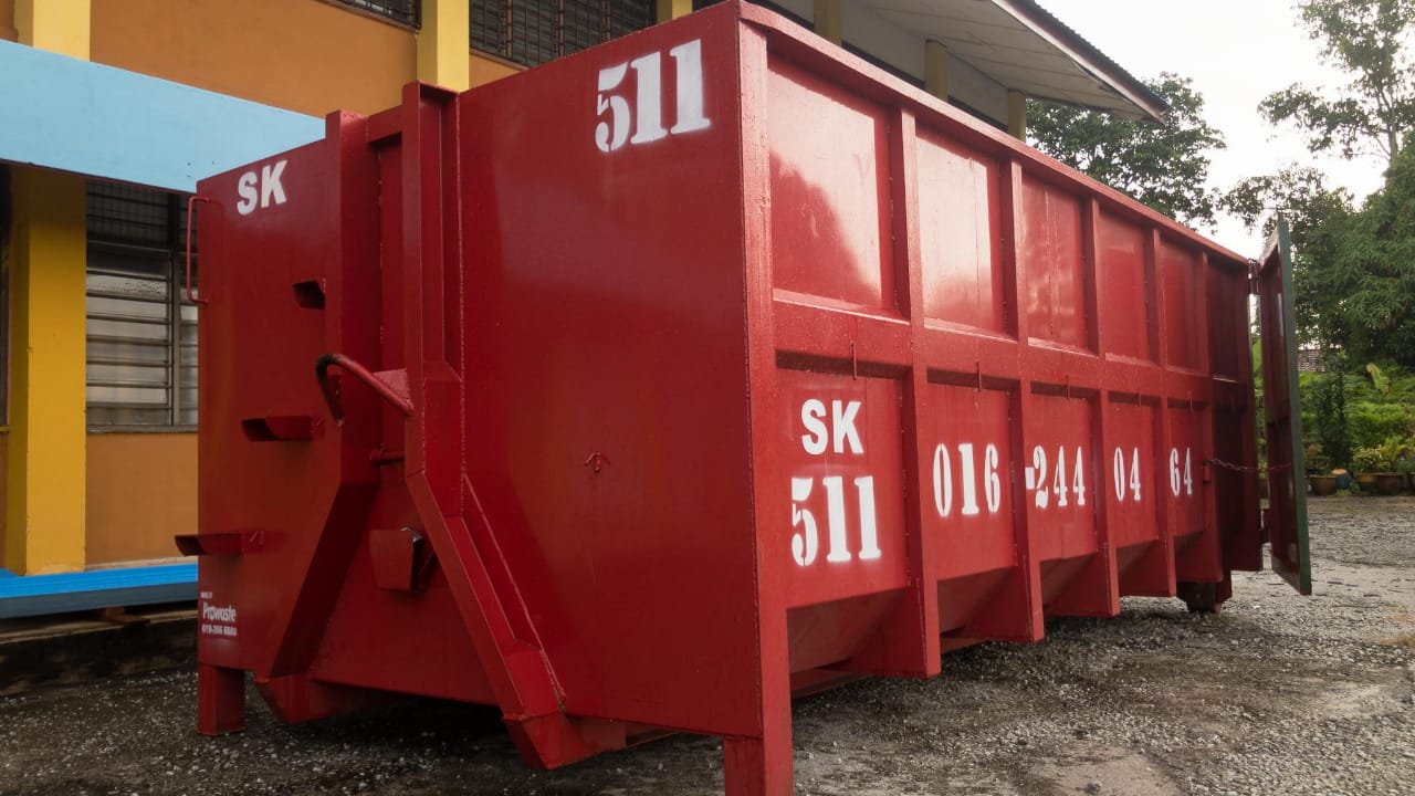 The process of scheduling and delivering a dumpster 