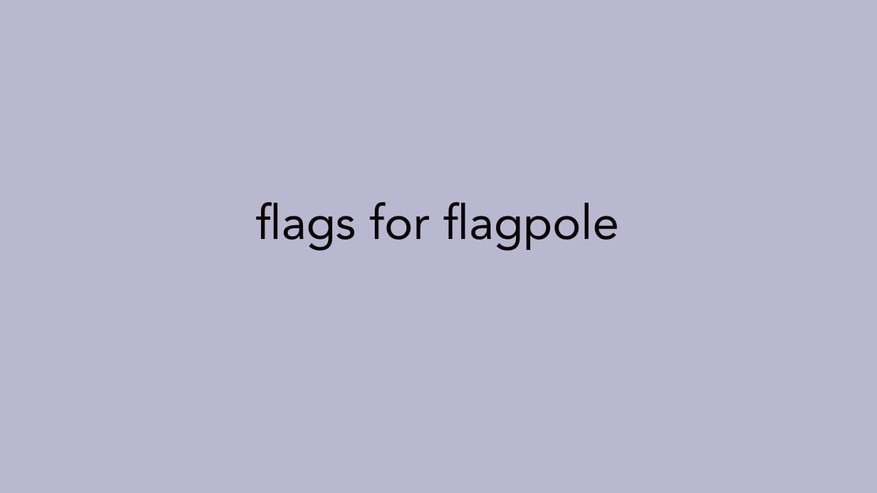 Types of American Flagpoles