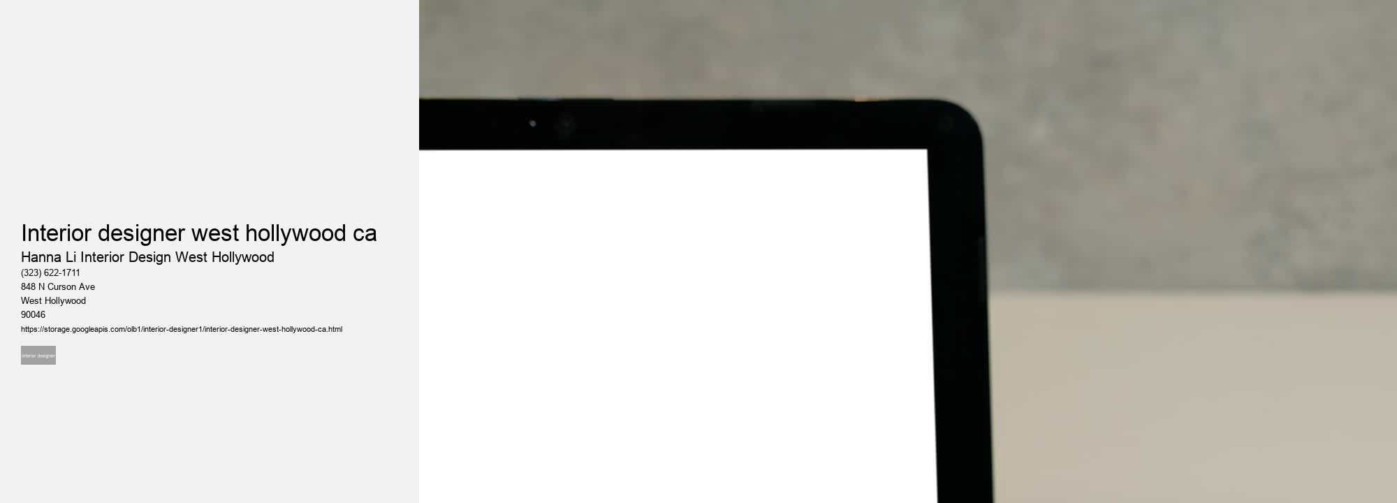 interior designer west hollywood ca