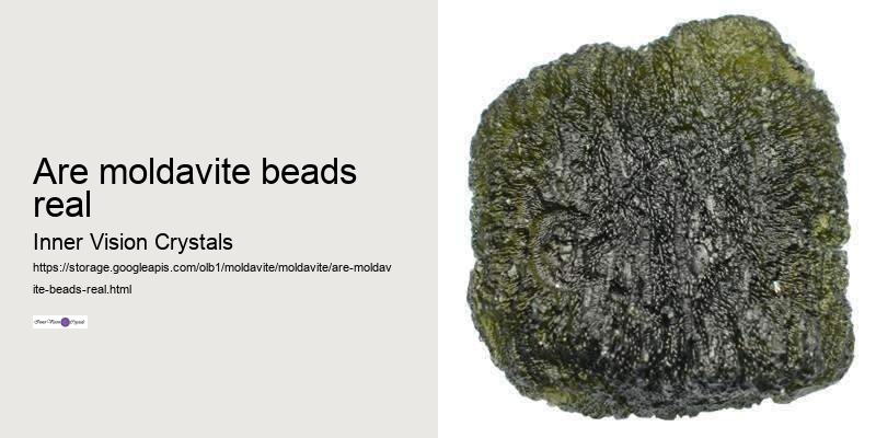 are moldavite beads real