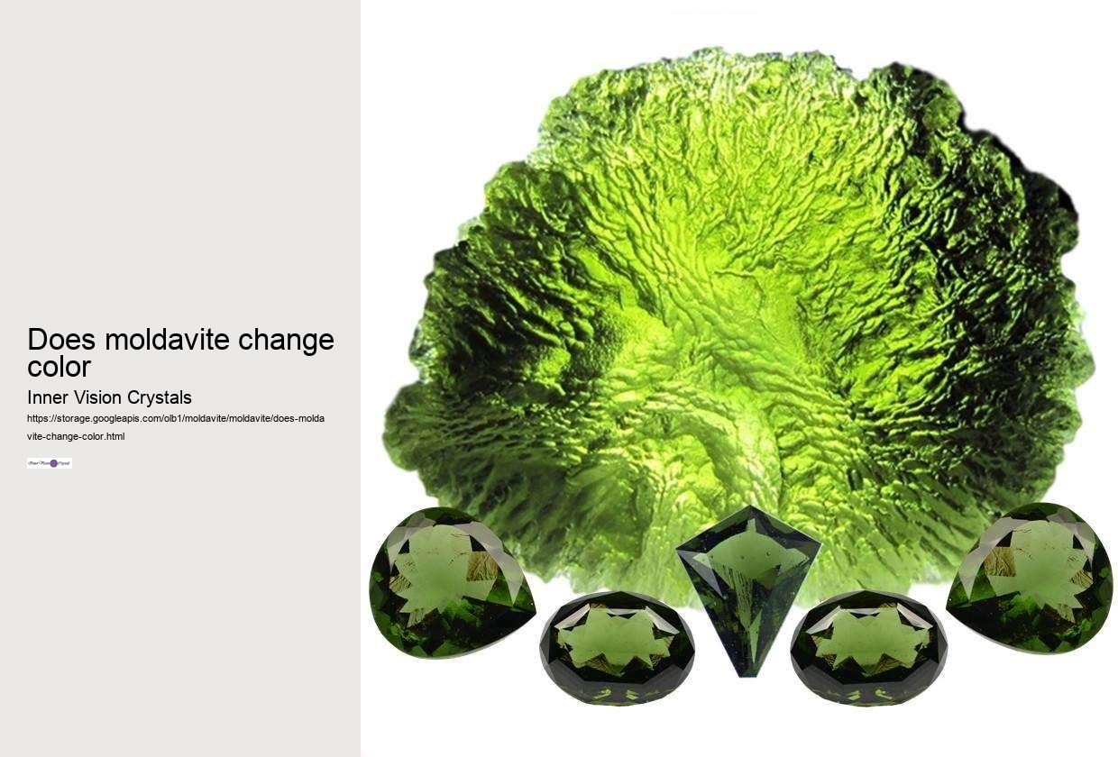 does moldavite change color