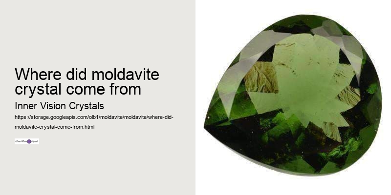 where did moldavite crystal come from