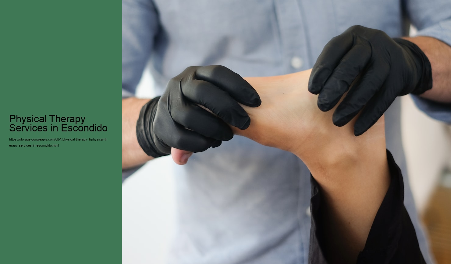 Physical Therapy Services in Escondido  