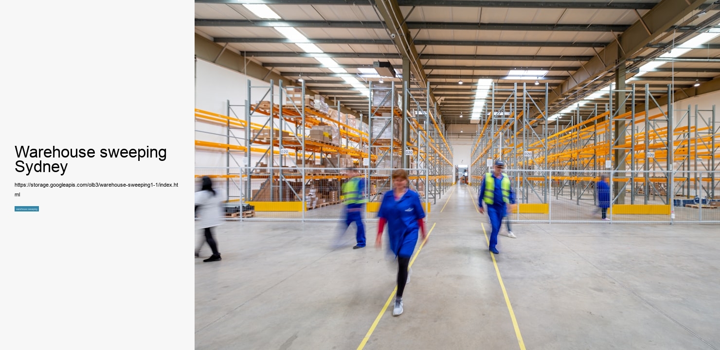 warehouse sweeping Sydney