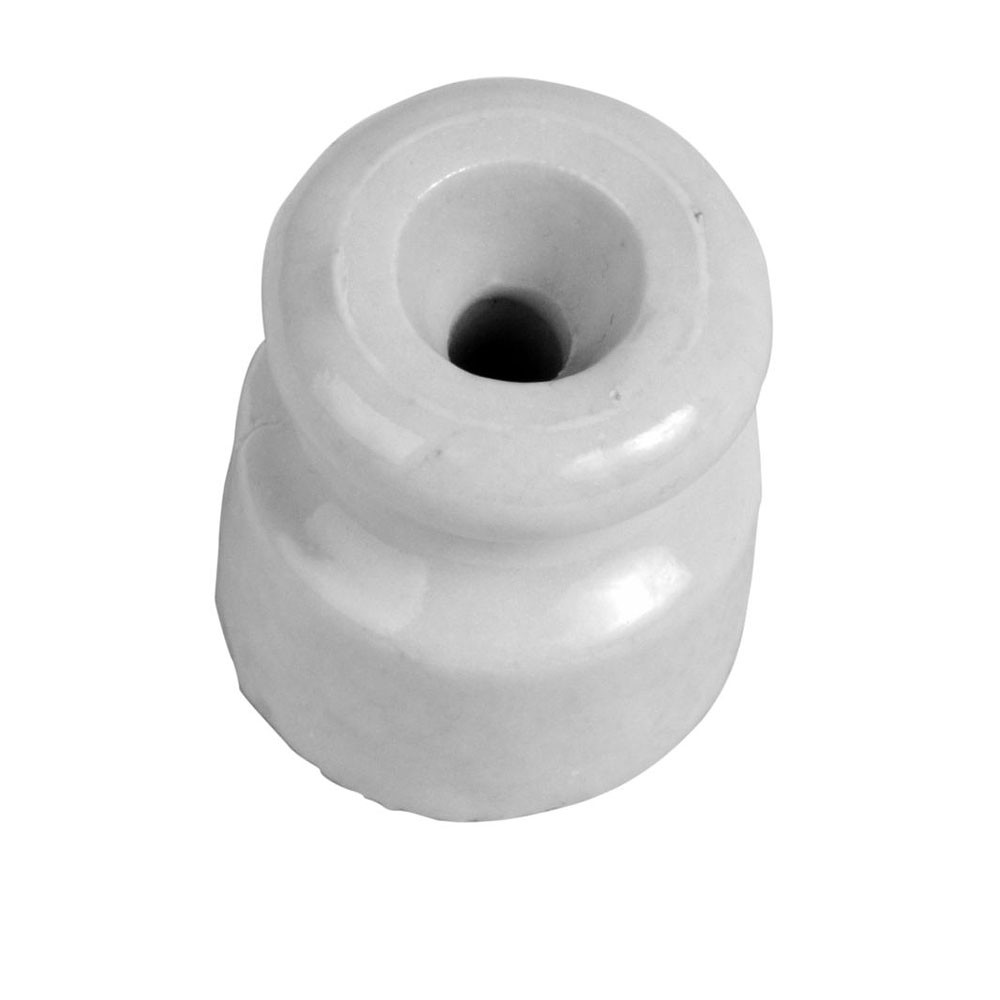Porseleinen isolator rond en met gat