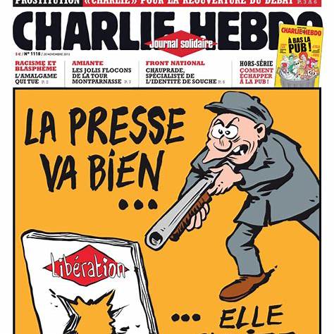 周六傍晚，巴黎**《沙龙周刊》（Charlie Hebdo）**新址外，一男子企图从执勤警员腰间抢枪，被迅速制伏并带走调查；其称并不知此处为该刊办公地，案发地具体地址仍保密，现场长期有警力驻守 - 图片1