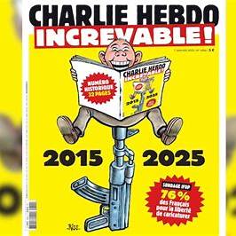 周六傍晚，巴黎**《沙龙周刊》（Charlie Hebdo）**新址外，一男子企图从执勤警员腰间抢枪，被迅速制伏并带走调查；其称并不知此处为该刊办公地，案发地具体地址仍保密，现场长期有警力驻守 - 图片2