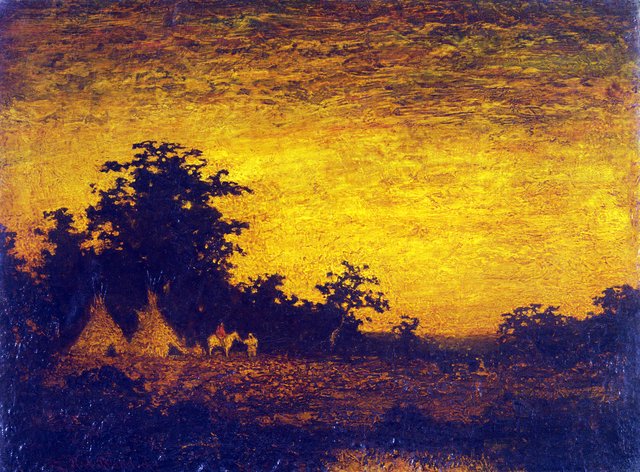 Indian Encampment by Ralph Albert Blakelock