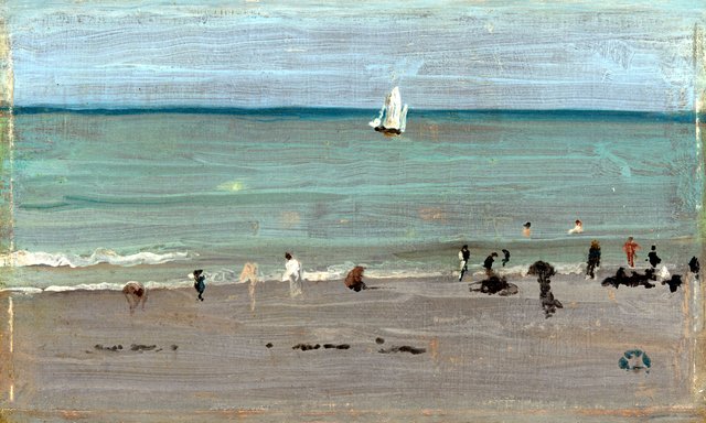 Coast Scene, Bathers by James McNeill Whistler