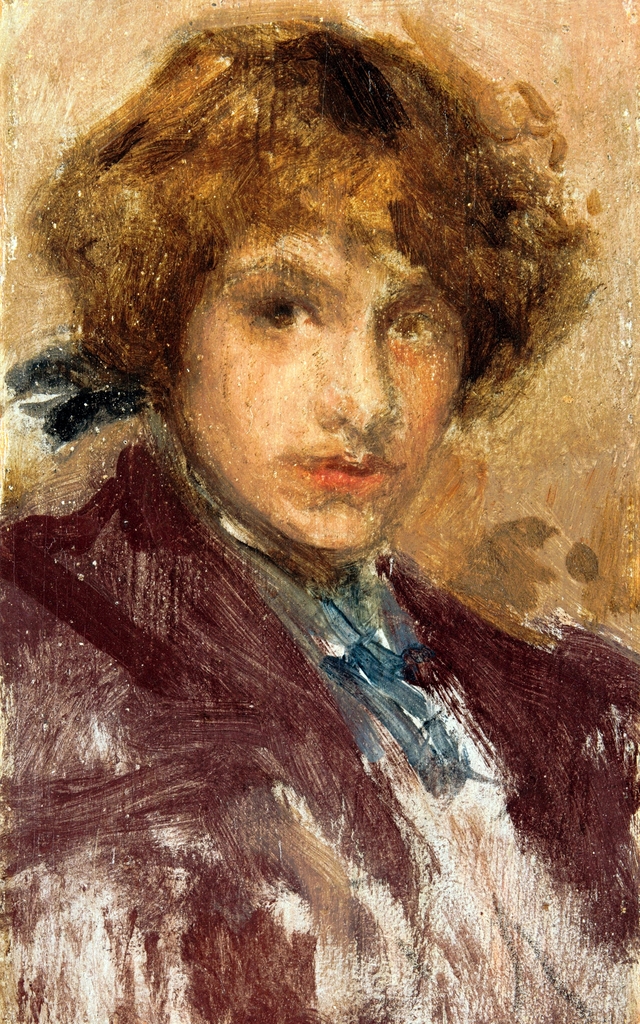 Study of a Girl's Head and Shoulders by James McNeill Whistler