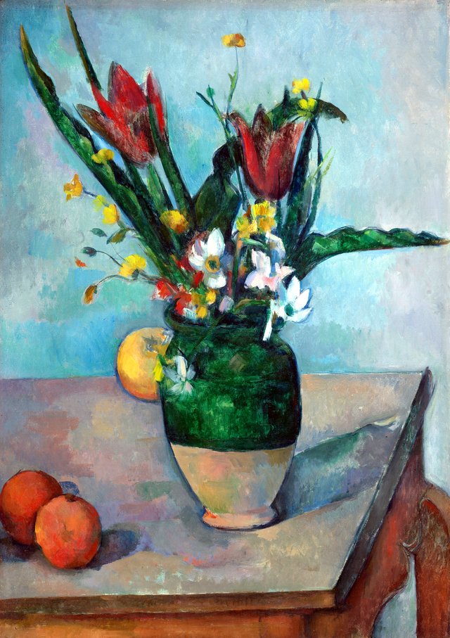 The Vase of Tulips by Paul Cézanne