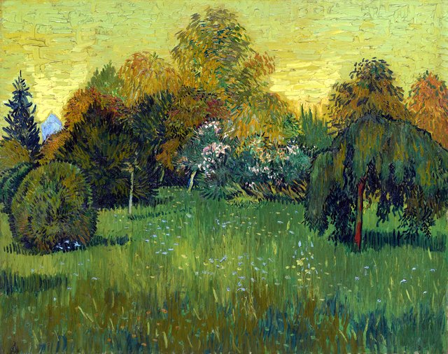 The Poet's Garden by Vincent van Gogh